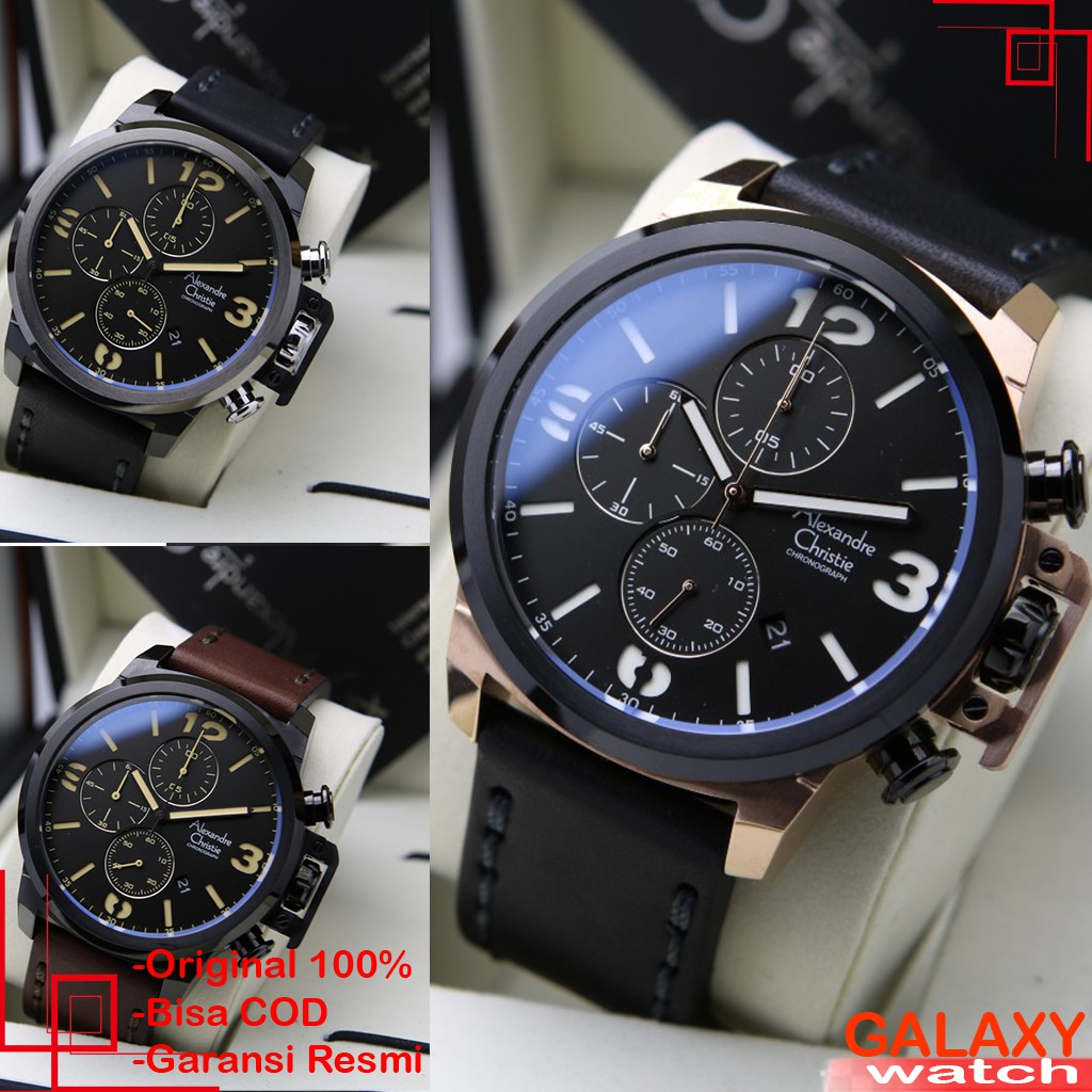 ALEXANDRE CHRISTIE PRIA ORIGINAL JAM TANGAN ALEXANDRE CHRISTIE PRIA JAM ALEXANDRE CHRISTIE  AC 6280 