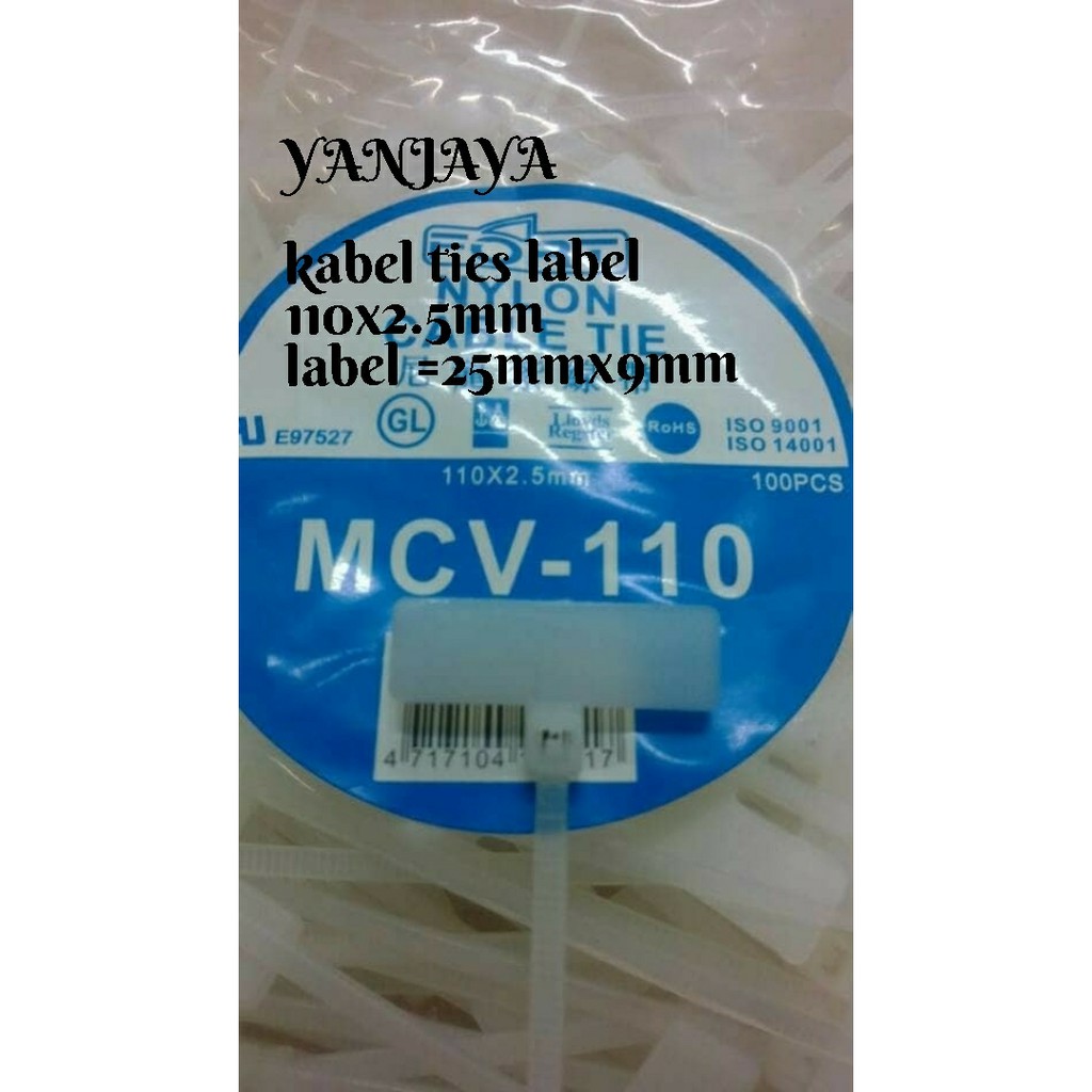 

kabel ties label 11cm/cable tie label 11cm