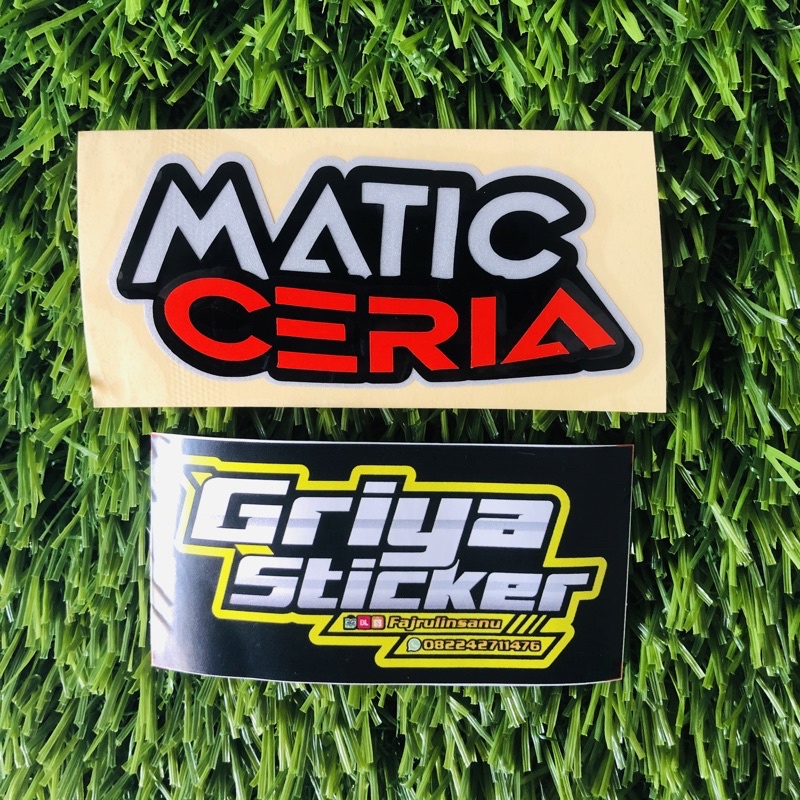 sticker cutting - stiker MATIC CERIA vario beat scoopy nmax aerox