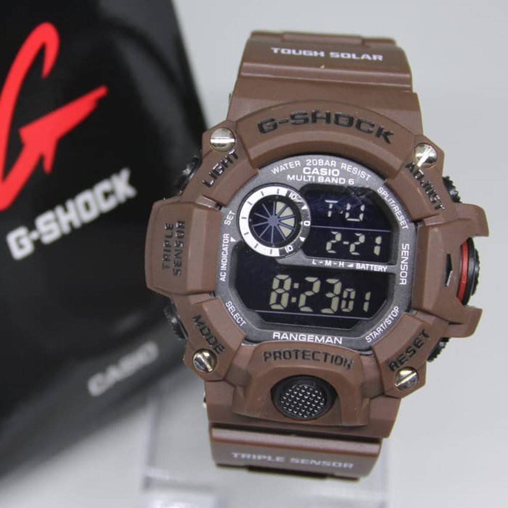 JAM TANGAN G SHOCK RANGEMAN DIGITAL BROWN