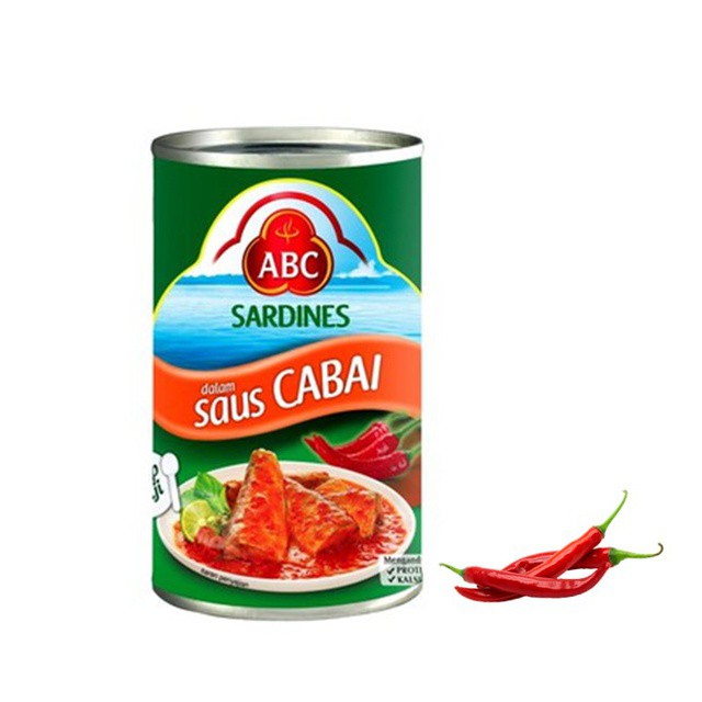 

ABC sardines 425Gr (Chille Saus)