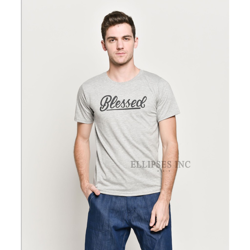 ELLIPSESINC Kaos Oversize Pria & Wanita Blessed