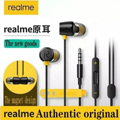 Handsfree MA-10 Earphone Headset Realme Buds 001 Magnet Suara Bagus