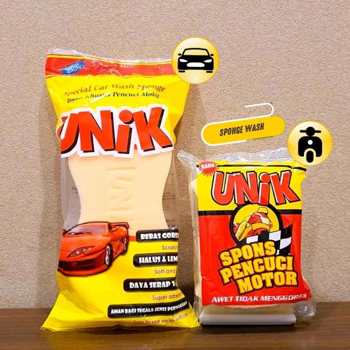 Spon / Sponge / Busa Cuci Motor & Mobil Unik