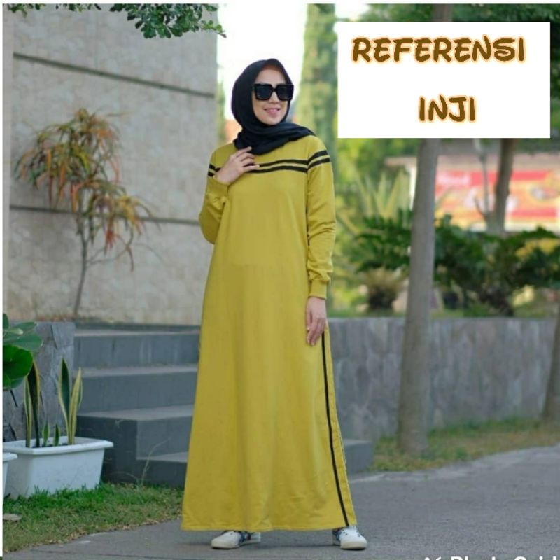 (READY STOK) GAMIS KAOS COMBED INJI // FASHION WANITA // DRESS GYL'S