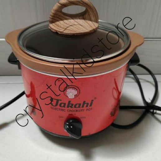 [PRODUK GDY8E] Tutup tutupan kaca slow cooker takahi 0.7liter 1.2liter 2.4liter 0.7l.1.2l 2.4l 07 1.