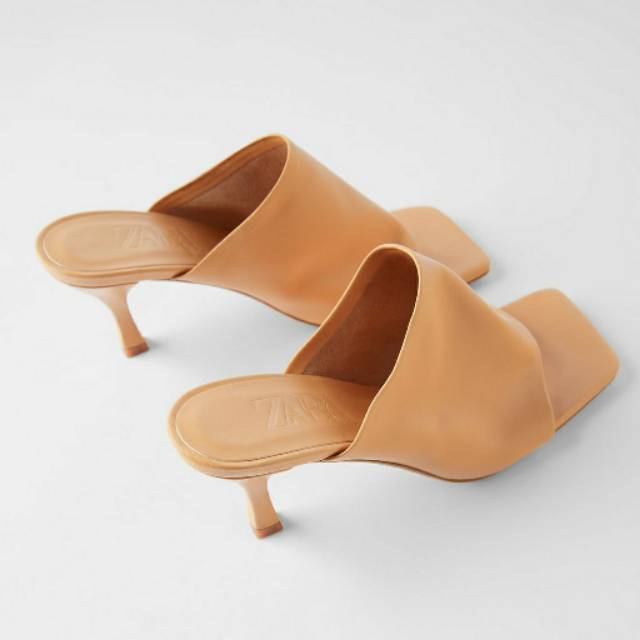 SANDAL SLOP ZARA ORIGINAL  SANDAL HEELS 8cm WANITA ZARA ORI  ZARA SENDAL WANITA ORIGINAL