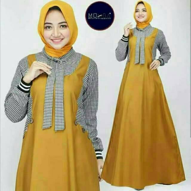 GAMIS SYARI HANUM PESTA MEWAH BAJU  GAMIS WANITA REAL  PIC 