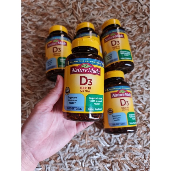 SUPLEMEN KESEHATAN NATURE’S MADE VITAMIN D3