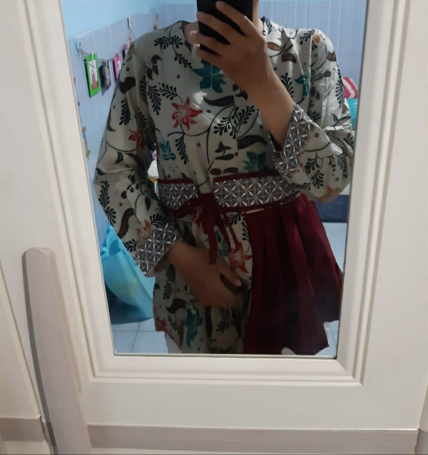 Baju Batik Wanita Modern Monalisa Genes M,l,xl,xxl Asli Pekalongan