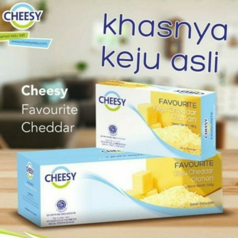 Cheesy Favourite Keju Cheddar 480gr