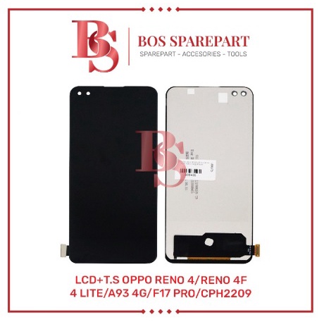 LCD TOUCHSCREEN OPPO RENO 4 / RENO 4F / 4 LITE / A93 4G / F17 PRO / CPH2209 BLACK