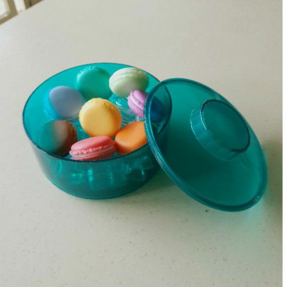 CANDY TIER DISH 1PC TOPLES AKRILIK SUSUN KUE KERING LEBARAN NATAL 75k 300g