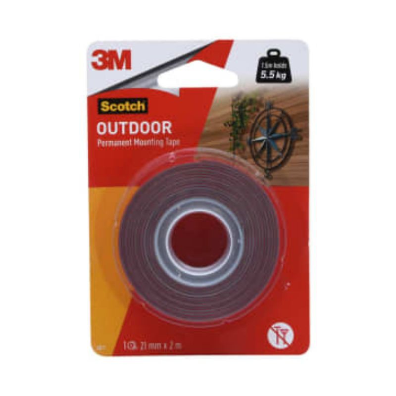 

double tape isolasi bolak balik 3M outdoor 2.1x200 cm