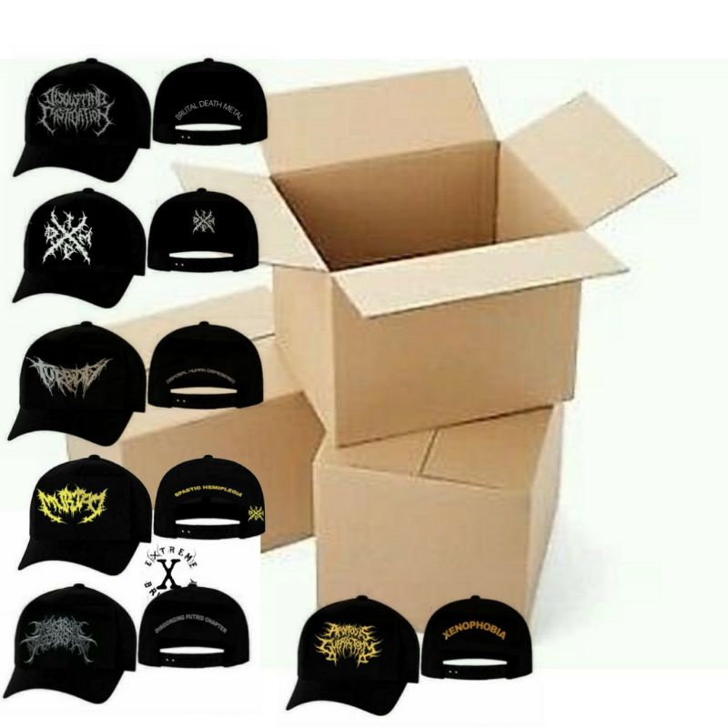 

Kardus packing topi