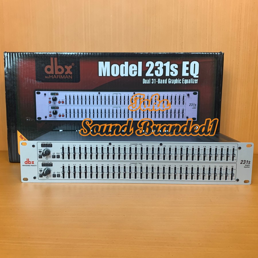 EQUALIZER DBX 231s EQ DBX231S ( 2 X 31 CHANNEL )