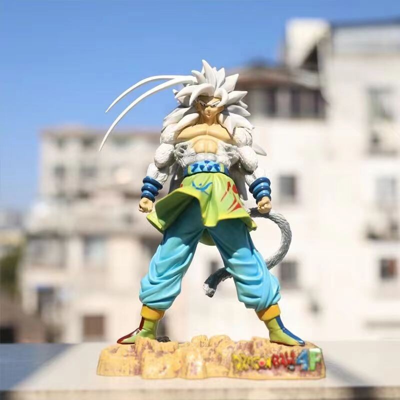 Mainan Action Figure Model Anime Dragon Ball Super Saiya Five Goku Ukuran 25cm Untuk Hadiah Anak