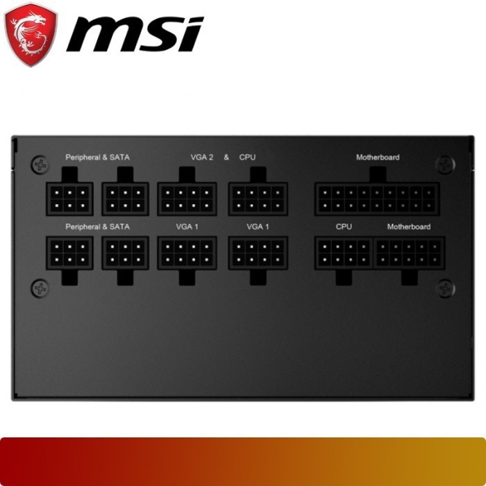 PSU MSI MPG A650GF (650 Watt) 80+ Gold Full Modular (Garansi 10 th)