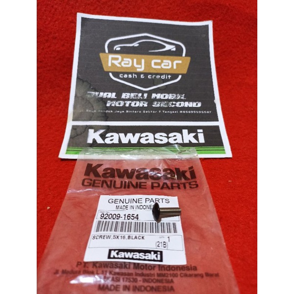 baut kecil fairing visor ninja rr old original kawasaki