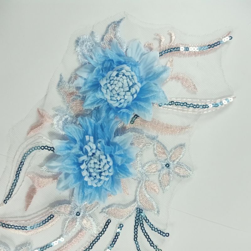 LACE BORDIR BUNGA 3D L071