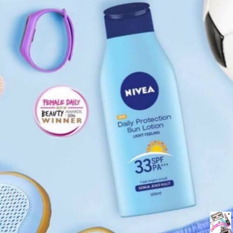 ☃️Cutezz_Ching1☃️Nivea Daily Protection Sun Lotion SPF33 (100ml)