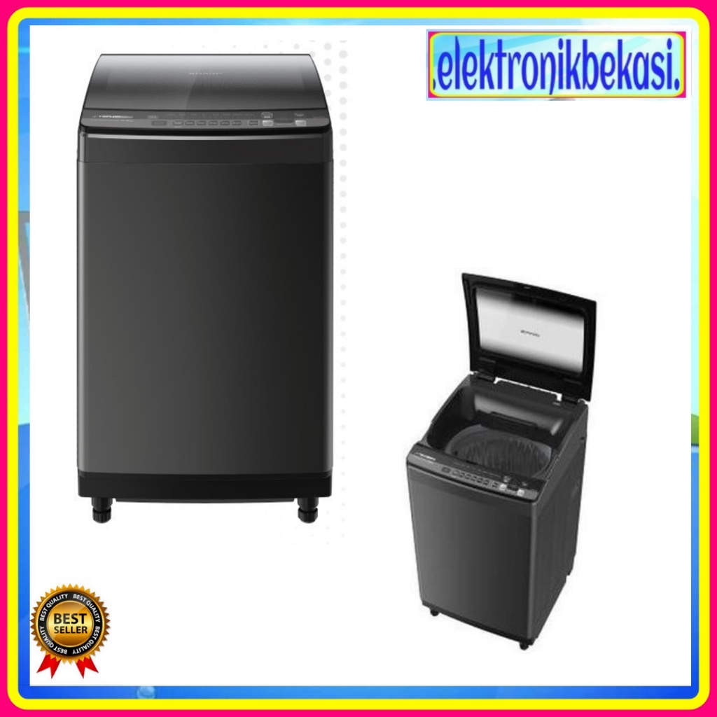 MESIN CUCI SHARP ESM 9500 XT / MESIN CUCI SHARP 1 TABUNG 9.5 KG / MESIN CUCI SHARP TOP LOADING ESM 9