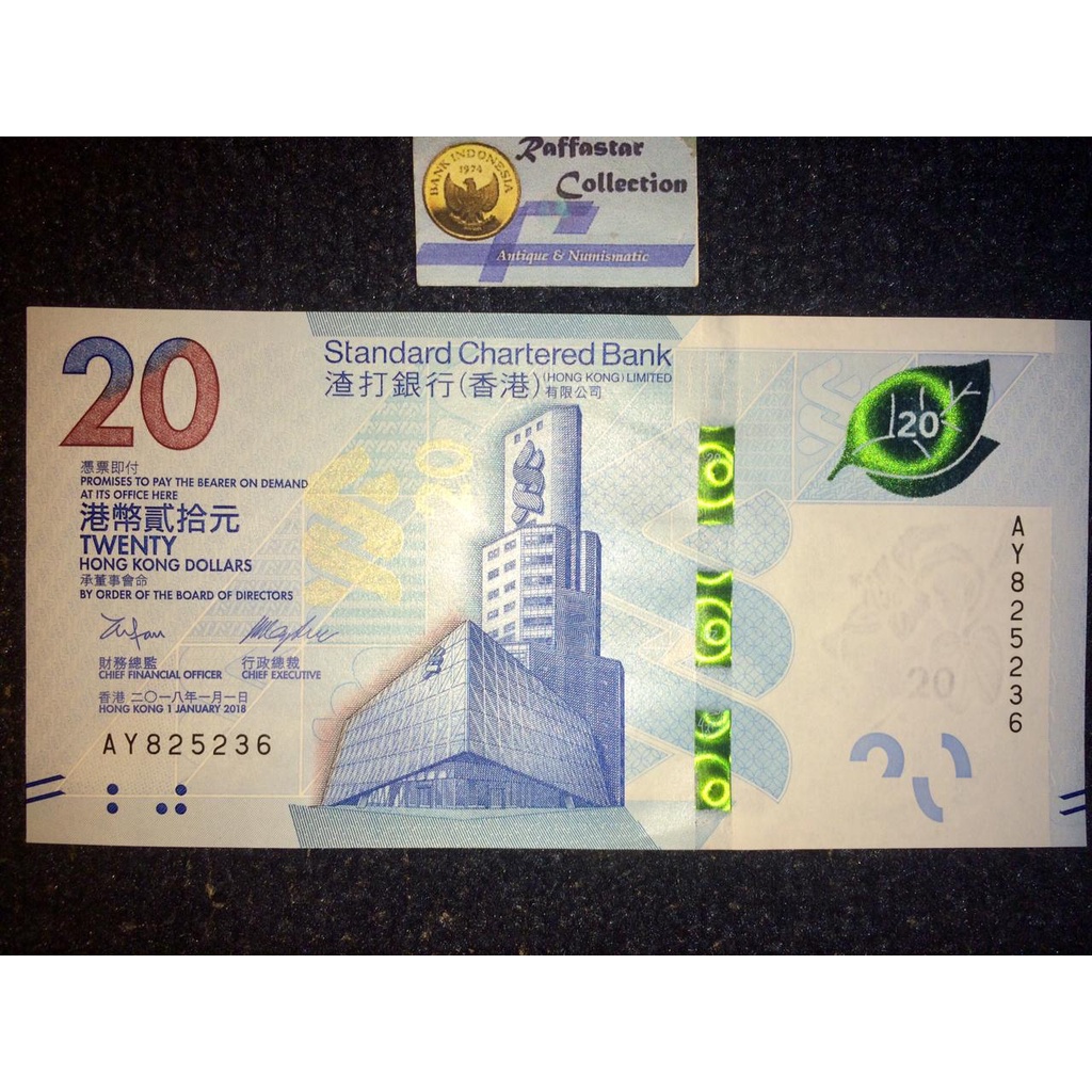uang asing 20 dollar hongkong 2018