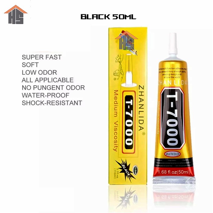 LEM TOUCHSCREEN T7000 50ML COLOR BLACK/HITAM