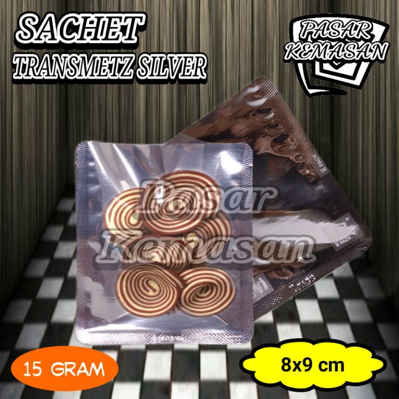 SACHET TRANSMETZ SILVER 15 GRAM KEMASAN KOPI-BUBUK-SNACK