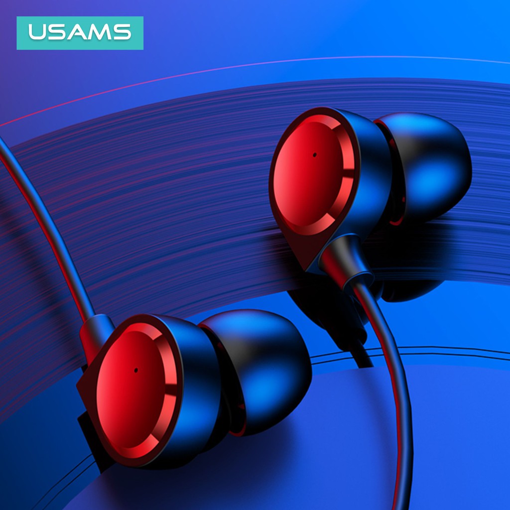 USAMS EP40 Headset Earphone With Mic Jack Audio 3.5mm