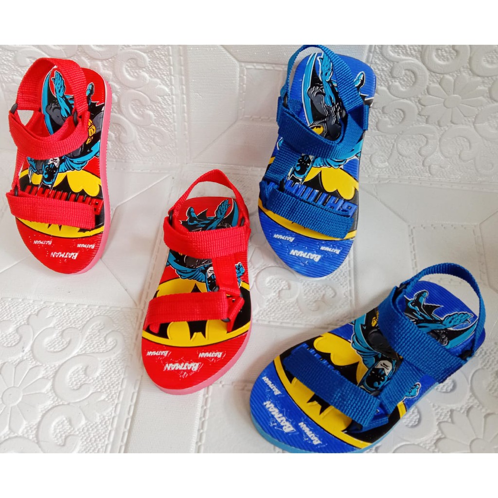 Sandal Anak laki laki BATMAN motif gunung termurah