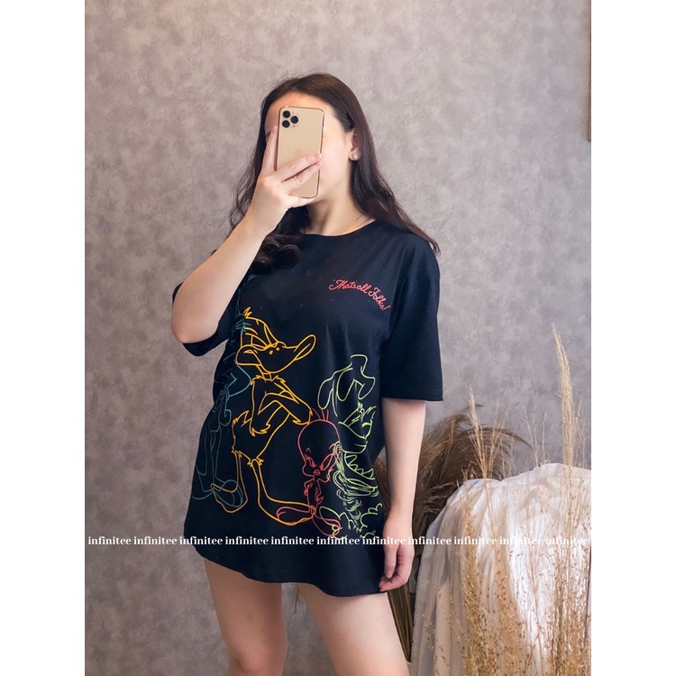 Kaos Oversize Wanita Atasan Wanita Jumbo Bahan Cotton Combed 30s