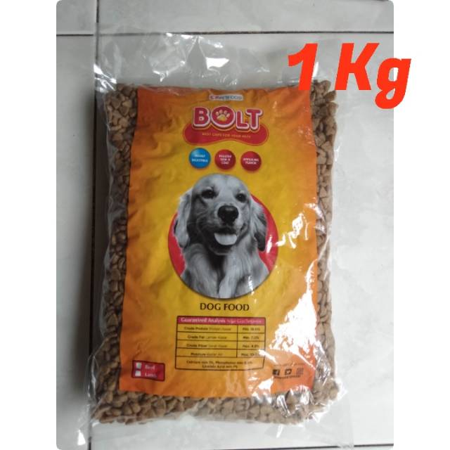 Bolt dog repack 1 kg makanan anjing