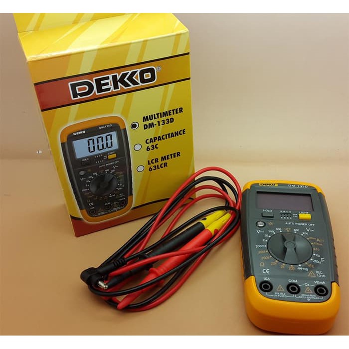 Digital Multitester Dekko DM-133D