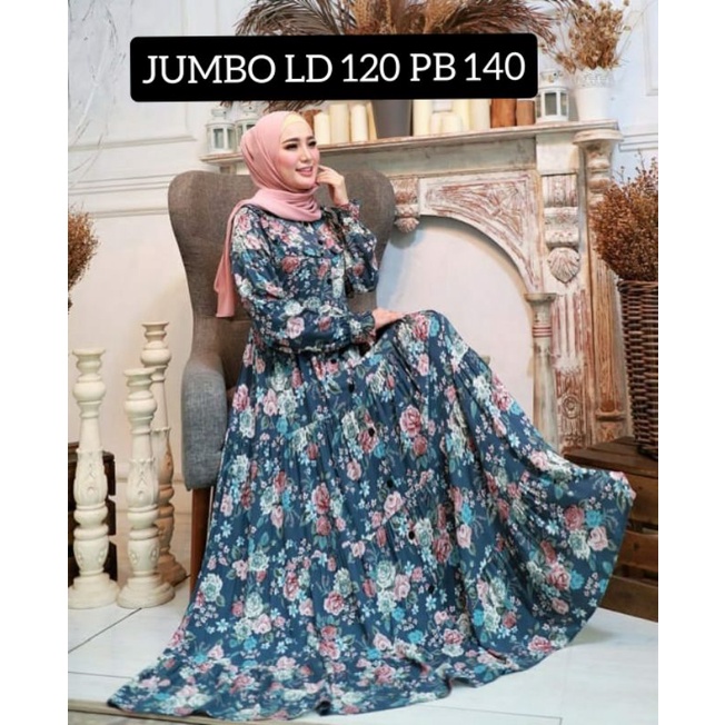DRESS BIGSIZE LD 120/ GAMIS RAYON VISCOSE JUMBO