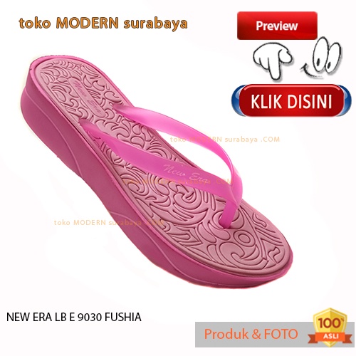 Sandal wanita casual sandal jepit karet NEW ERA LB E 9030