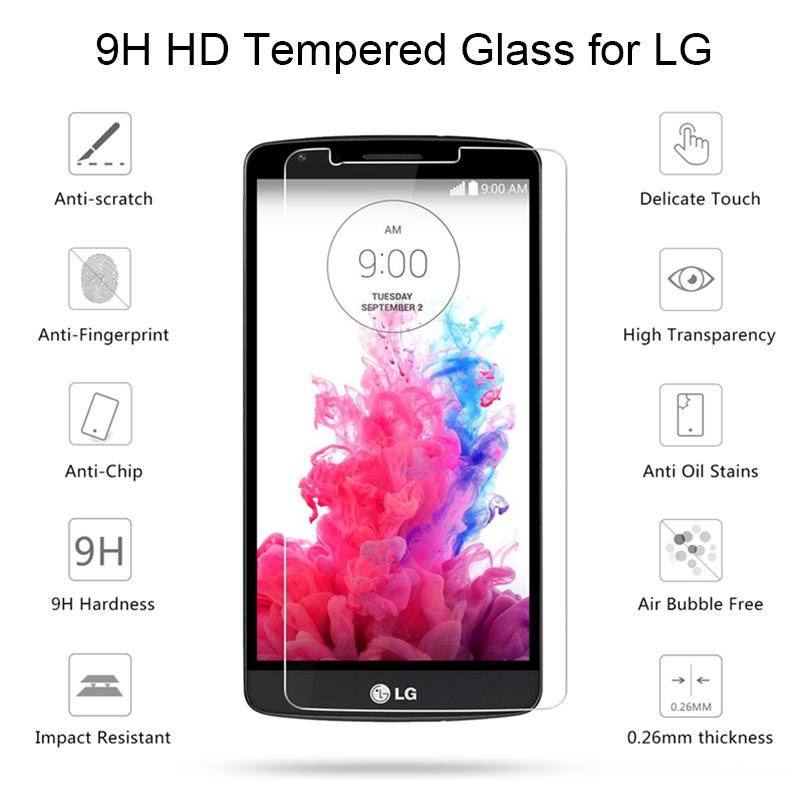 Pelindung Layar Tempered Glass HD 9H 5G Untuk LG V20 V30 V35 V40 V50 V50S V60 ThinQ