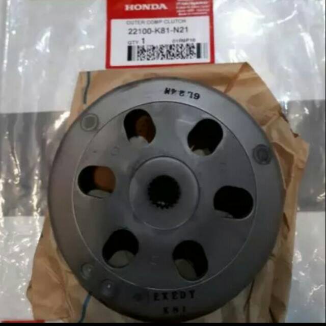 mangkok rumah kampas kopling ganda new beat fi esp 2016 2017 street esp 22100K81N21 Ori Ahm Graciaz