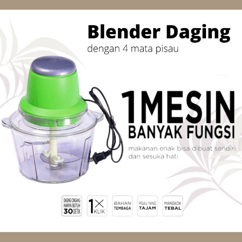 Blender Daging Multifungsi Serbaguna 4 Pisau Kanwood Cooking Chopper