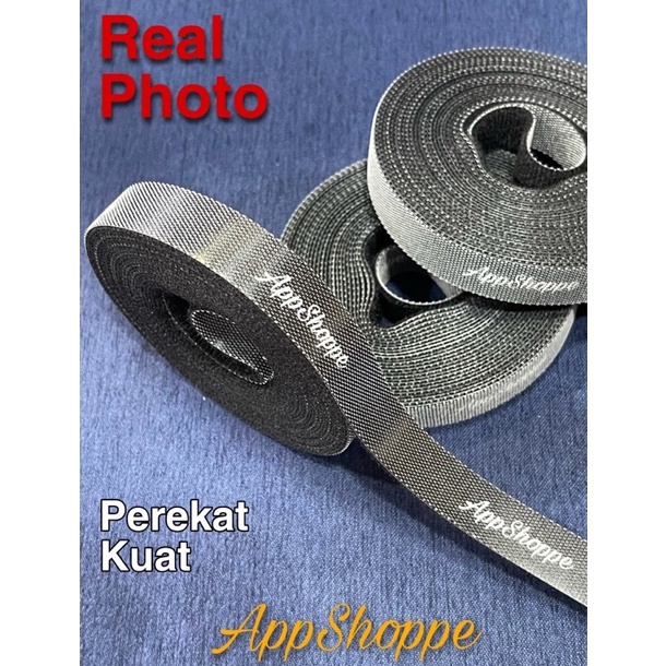 VELCRO CABLE TIE ORGANIZER Pengikat Kabel Designed for AppShoppe 5m