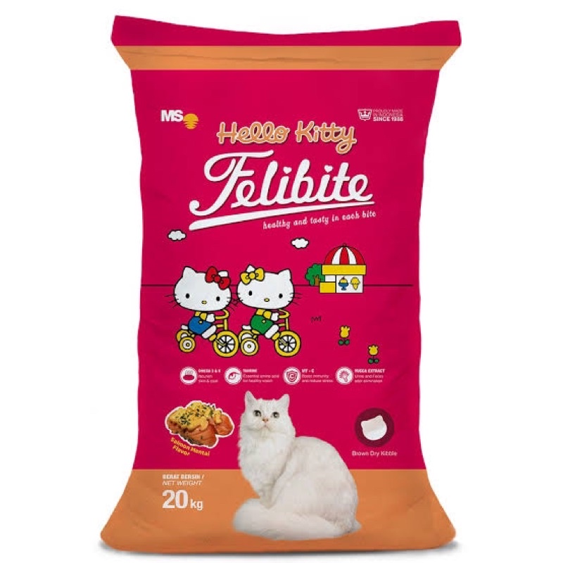 Felibite bentuk Hello Kitty 20kg