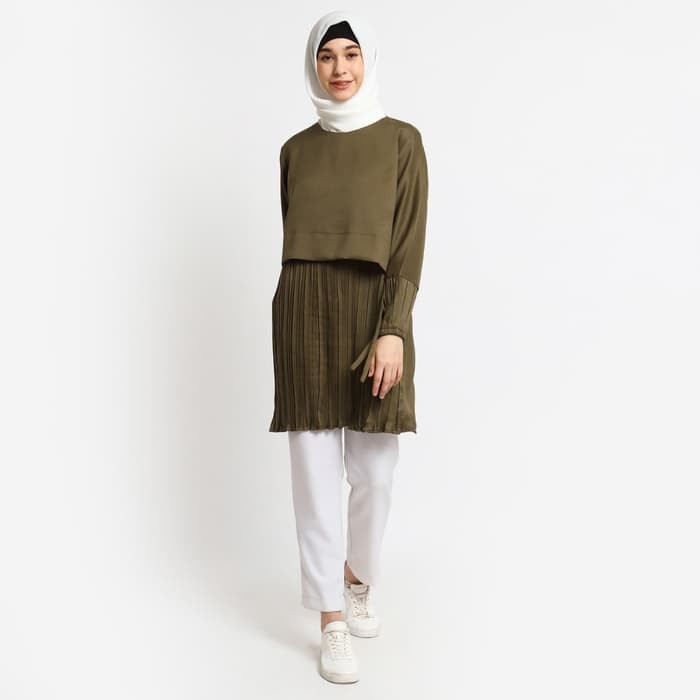  Model  Baju  Tunik Terbaru  2021 2021  Wanita  Muslimah Remaja  
