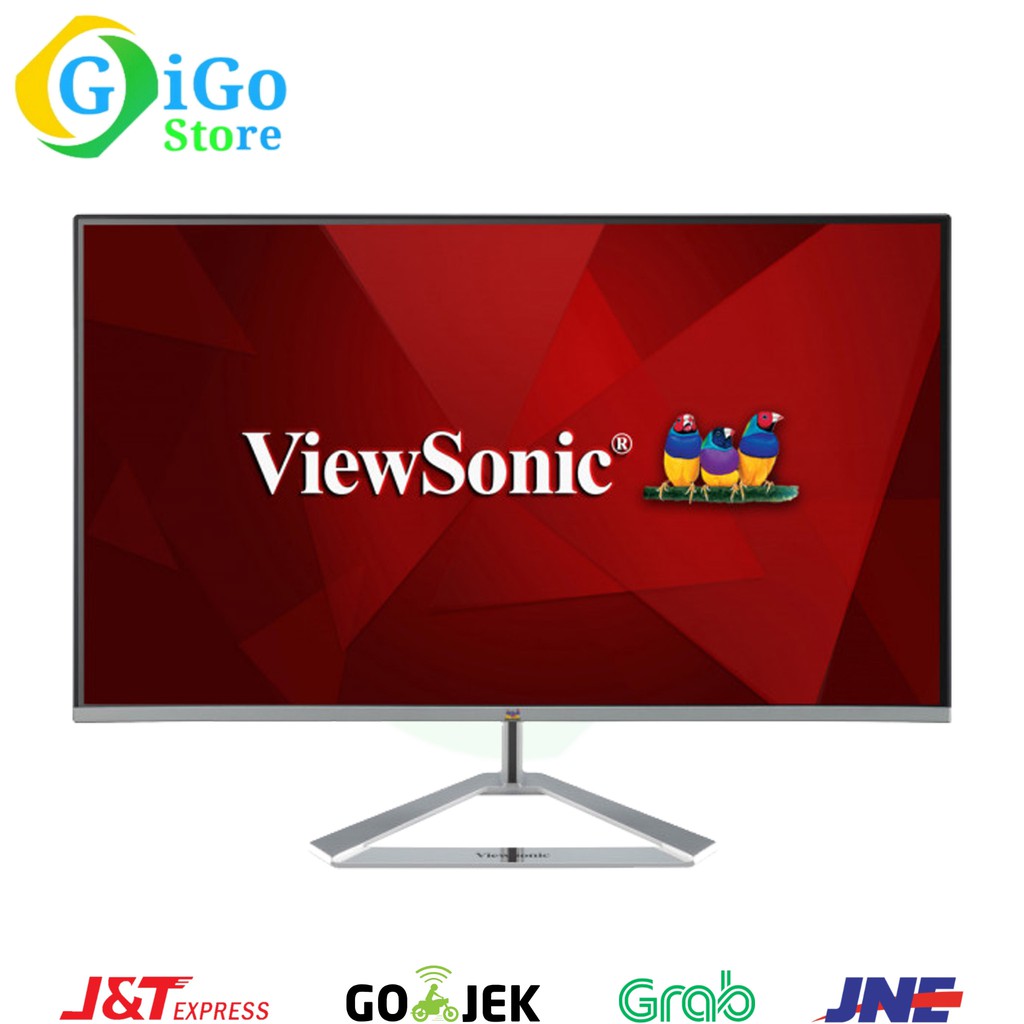 Monitor LED Viewsonic VX2476-SH / VX2476 SH IPS Full HD 24 Inch For Komputer PC