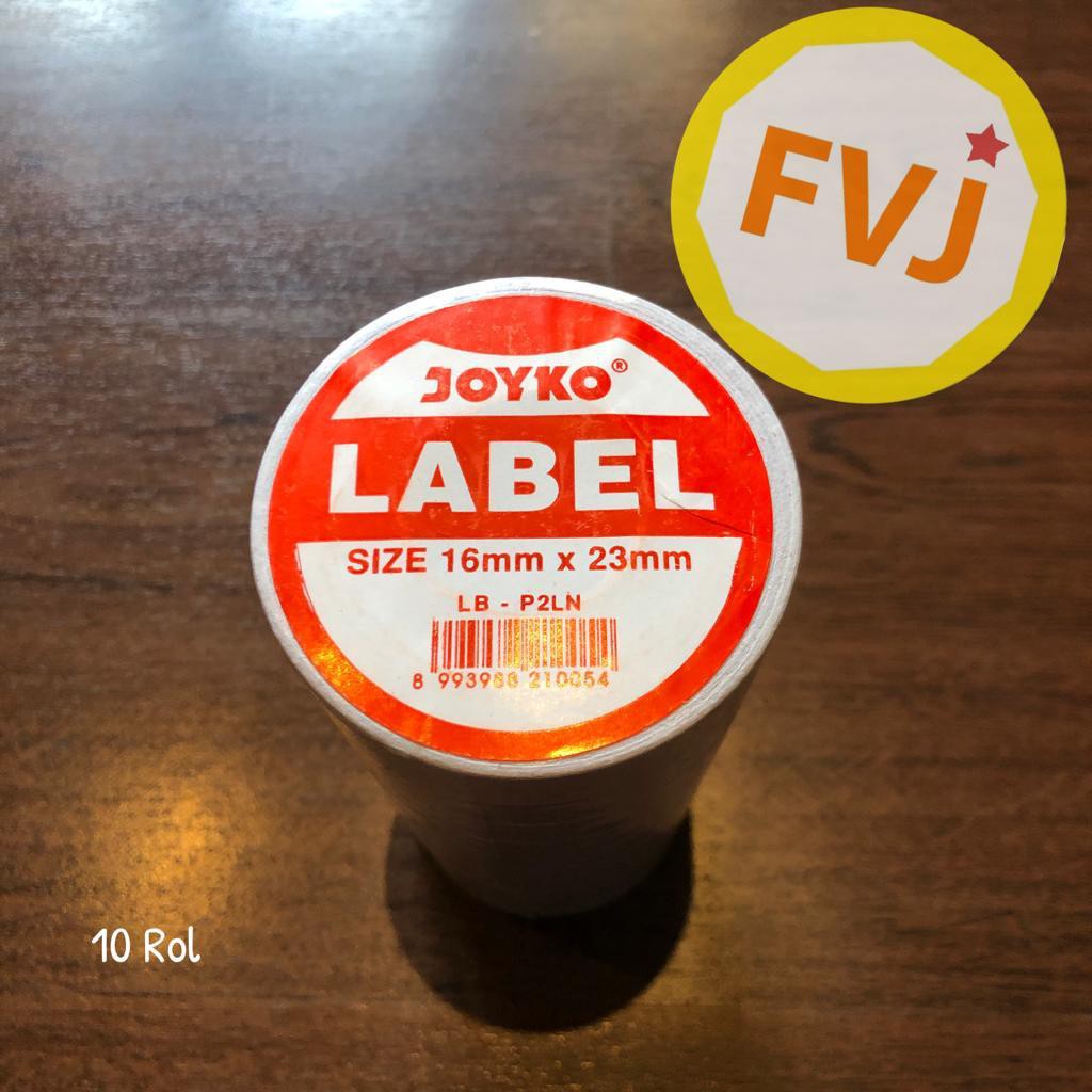

1pak/10roll label roll harga joyko 2 line LB-P2LN