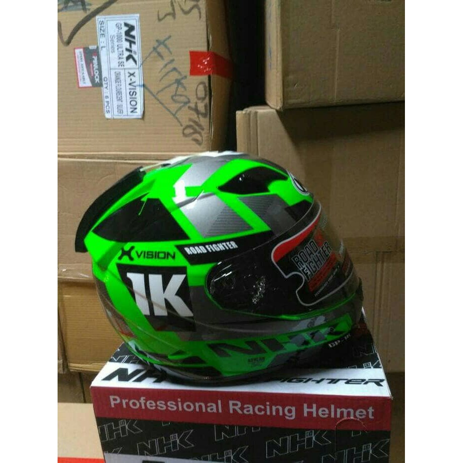 HM-1043 Nhk Gp 1000 Ultra Se X-Vision ( 2 Visor ) Murah