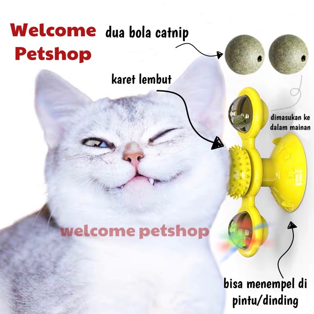 Cat Spinning Toy / Mainan Kucing / Mainan Hewan Peliharaan