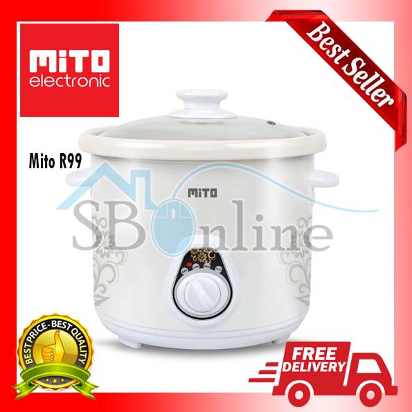 Slow Cooker Mito 4 Liter - Mito R99 - Garansi Resmi