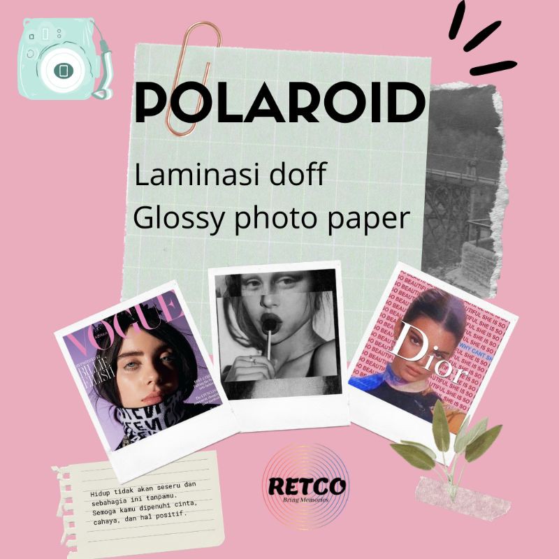 Polaroid 2R / Polaroid Murah / Cetak Foto Polaroid