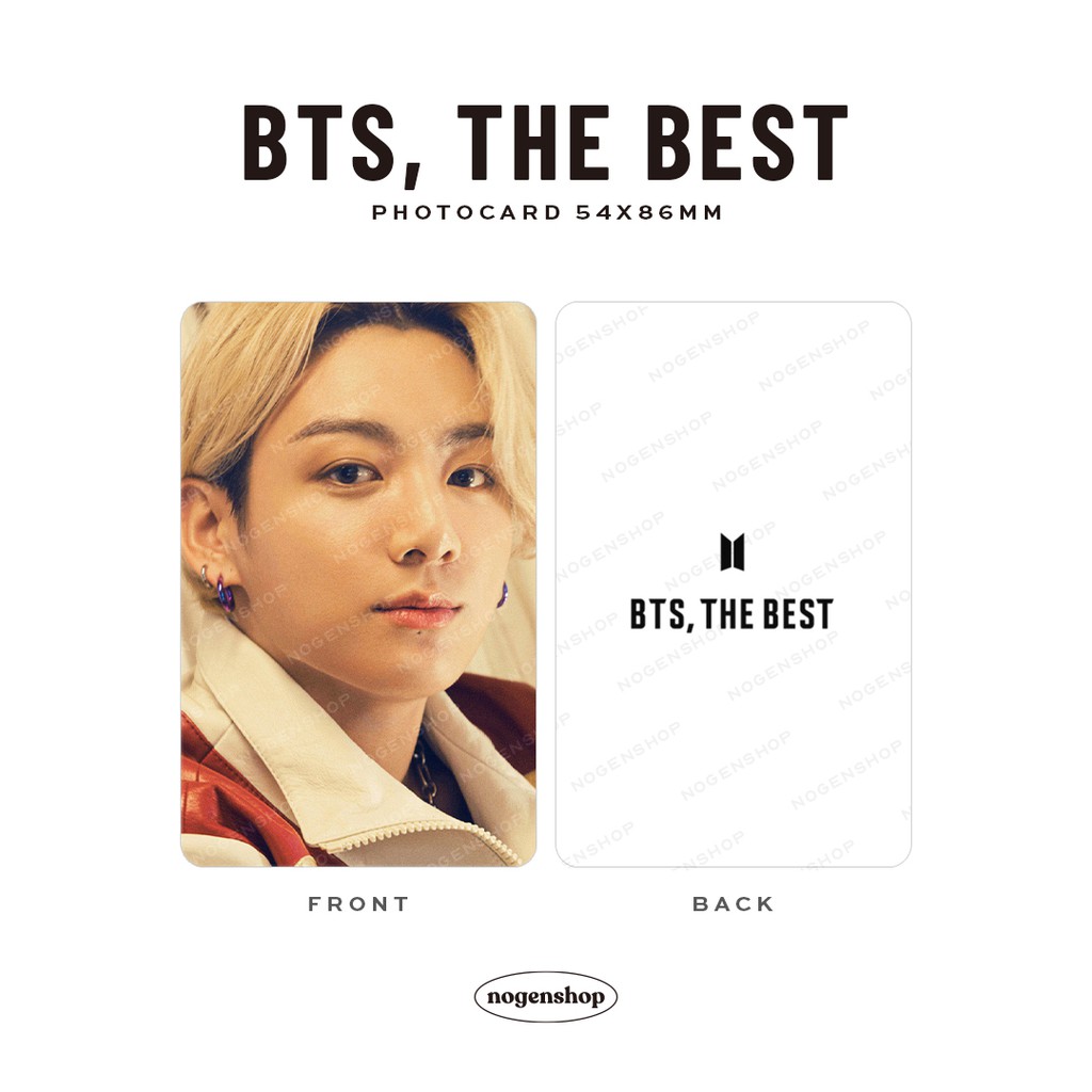 PHOTOCARD PC BTS THE BEST JAPAN ALBUM