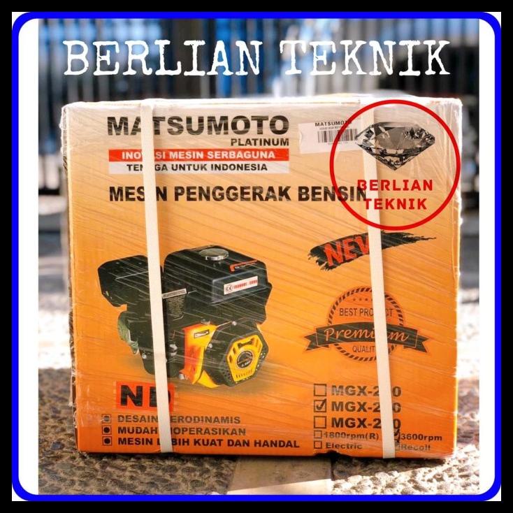 Mesin Penggerak Bensin Engine Gasoline Matsumoto 7.5 Hp
